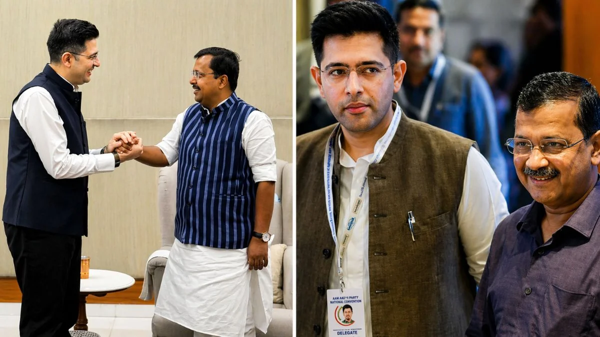 In a major setback for Arvind Kejriwal, Raghav Chadha resigned from AAP and announced his intention to join the BJP along with seven other MPs.