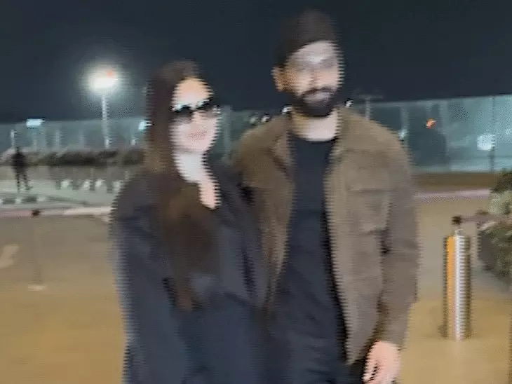 Katrina Kaif’s first public appearance after becoming a mother:Spotted with husband Vicky Kaushal, gave birth to son in November