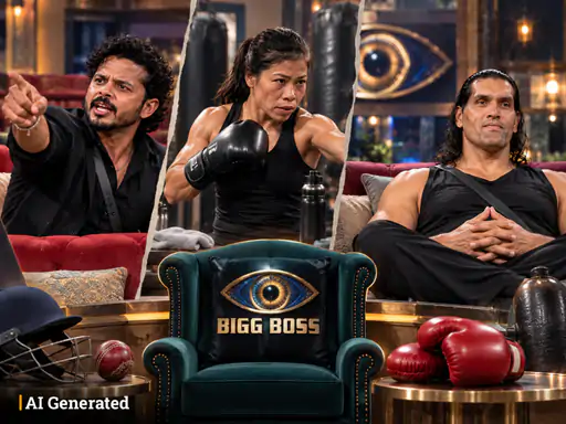 Sreesanth’s fights, Mary Kom’s drills, Khali’s calm:What happens when sportspersons enter Bigg Boss?